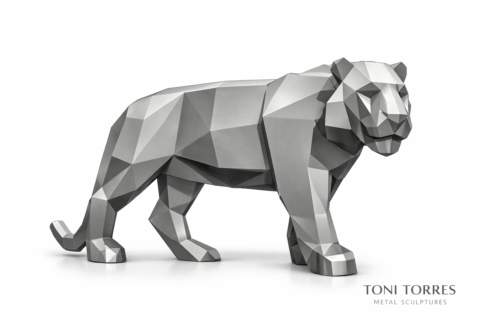 Diseño de Tigre en acero por Toni Torres