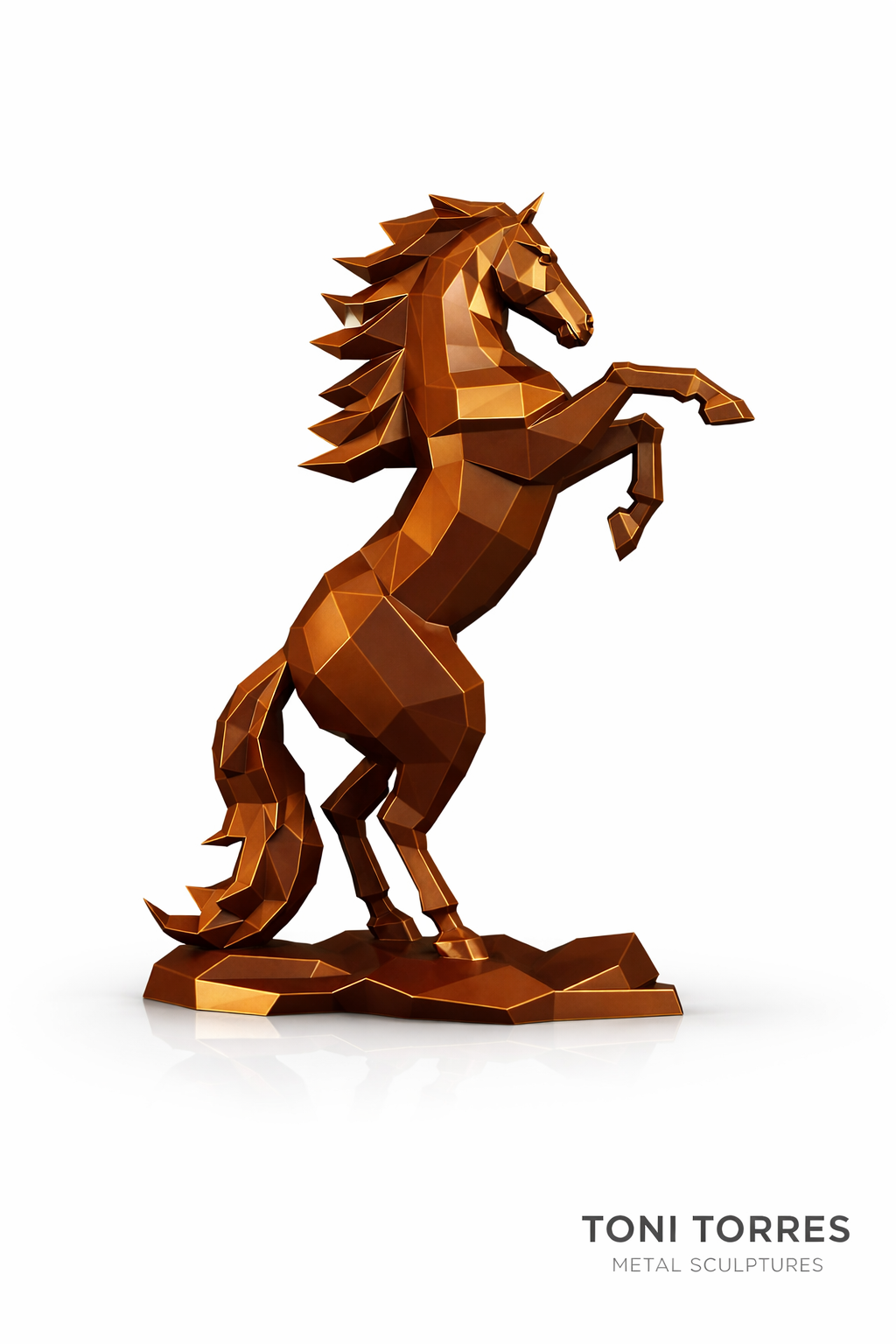 Diseño de Caballo en acero por Toni Torres